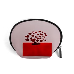 Love Envelope Logo Valentine Accessory Pouch (small) by artworkshop