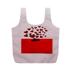 Love Envelope Logo Valentine Full Print Recycle Bag (m) by artworkshop