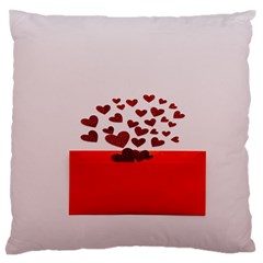 Love Envelope Logo Valentine Standard Premium Plush Fleece Cushion Case (two Sides) by artworkshop