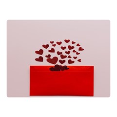 Love Envelope Logo Valentine Premium Plush Fleece Blanket (mini) by artworkshop