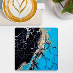 Mixing Acrylic Paints Uv Print Square Tile Coaster  by artworkshop