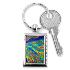 My Bubble Project Fit To Screen Key Chain (rectangle) by artworkshop