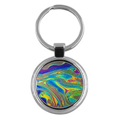 My Bubble Project Fit To Screen Key Chain (round) by artworkshop