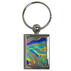 My Bubble Project Fit To Screen Key Chain (rectangle) by artworkshop