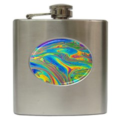 My Bubble Project Fit To Screen Hip Flask (6 Oz) by artworkshop