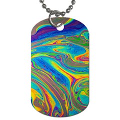 My Bubble Project Fit To Screen Dog Tag (one Side) by artworkshop