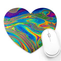 My Bubble Project Fit To Screen Heart Mousepad by artworkshop