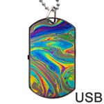 My Bubble Project Fit To Screen Dog Tag USB Flash (One Side) Front