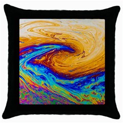 My Bubble Project Throw Pillow Case (black) by artworkshop