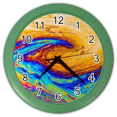 My Bubble Project Color Wall Clock by artworkshop