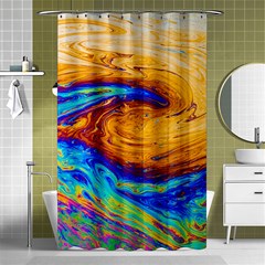 My Bubble Project Shower Curtain 48  X 72  (small)  by artworkshop