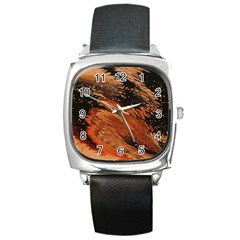 Painting Wallpaper Square Metal Watch by artworkshop