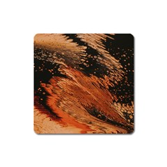 Painting Wallpaper Square Magnet by artworkshop