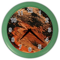 Painting Wallpaper Color Wall Clock by artworkshop