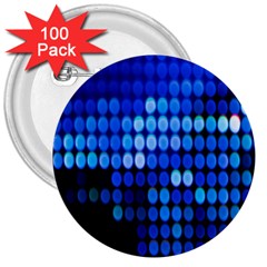 Pattern Blue Logo 3  Buttons (100 Pack)  by artworkshop