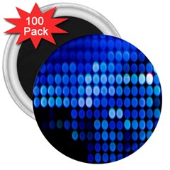 Pattern Blue Logo 3  Magnets (100 Pack) by artworkshop