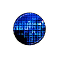 Pattern Blue Logo Hat Clip Ball Marker by artworkshop