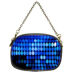 Pattern Blue Logo Chain Purse (one Side) by artworkshop