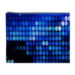 Pattern Blue Logo Cosmetic Bag (xl) by artworkshop