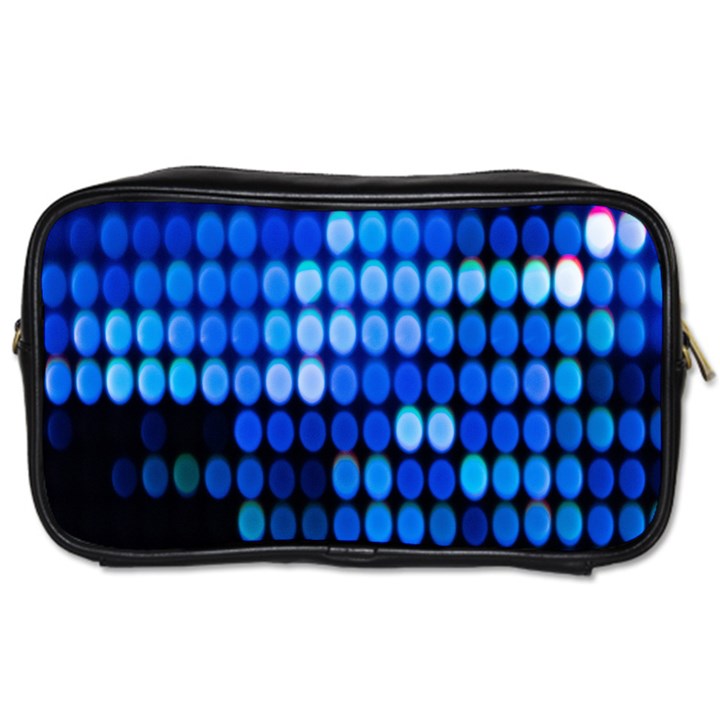 Pattern Blue Logo Toiletries Bag (One Side)