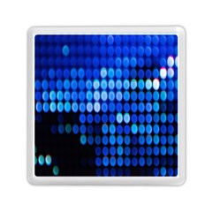 Pattern Blue Logo Memory Card Reader (square) by artworkshop