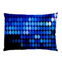 Pattern Blue Logo Pillow Case (two Sides) by artworkshop