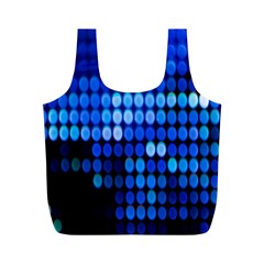 Pattern Blue Logo Full Print Recycle Bag (m) by artworkshop