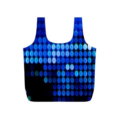 Pattern Blue Logo Full Print Recycle Bag (s) by artworkshop