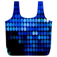 Pattern Blue Logo Full Print Recycle Bag (xl) by artworkshop