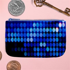 Pattern Blue Logo Large Coin Purse by artworkshop