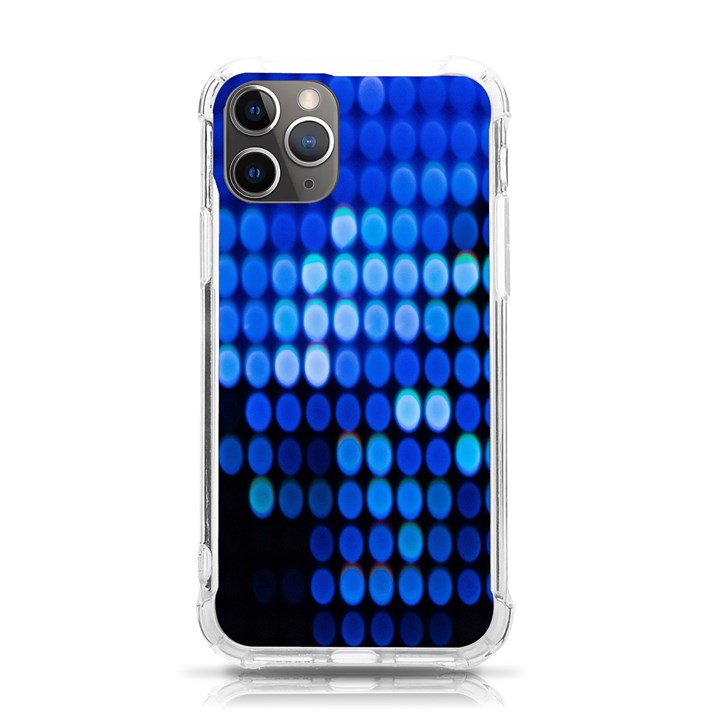 Pattern Blue Logo iPhone 11 Pro 5.8 Inch TPU UV Print Case