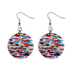 Pattern Wallpaper Mini Button Earrings by artworkshop