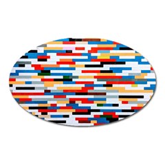 Pattern Wallpaper Oval Magnet by artworkshop