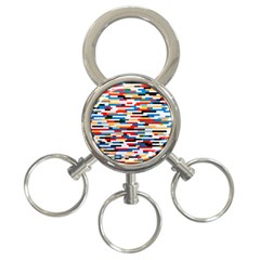 Pattern Wallpaper 3-ring Key Chain by artworkshop