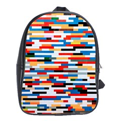 Pattern Wallpaper School Bag (xl) by artworkshop