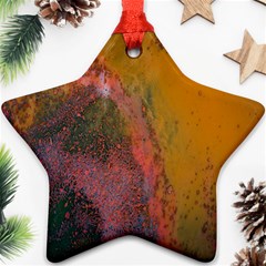 Pollock Star Ornament (two Sides) by artworkshop