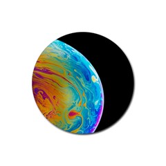 Soap Bubble Project Rubber Coaster (Round)