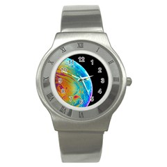 Soap Bubble Project Stainless Steel Watch