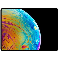 Soap Bubble Project One Side Fleece Blanket (Large)