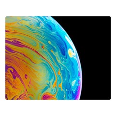 Soap Bubble Project One Side Premium Plush Fleece Blanket (Large)