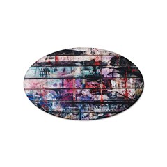 Splattered Paint On Wall Sticker (oval) by artworkshop