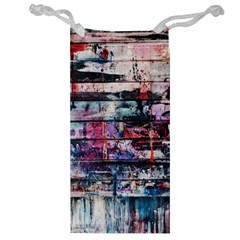 Splattered Paint On Wall Jewelry Bag by artworkshop