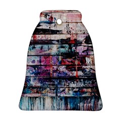 Splattered Paint On Wall Bell Ornament (two Sides) by artworkshop