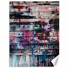 Splattered Paint On Wall Canvas 36  X 48  by artworkshop