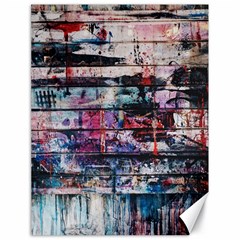 Splattered Paint On Wall Canvas 18  X 24  by artworkshop