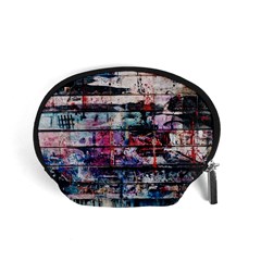 Splattered Paint On Wall Accessory Pouch (small) by artworkshop