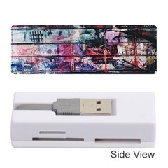 Splattered Paint On Wall Memory Card Reader (stick) by artworkshop