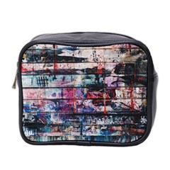 Splattered Paint On Wall Mini Toiletries Bag (two Sides) by artworkshop