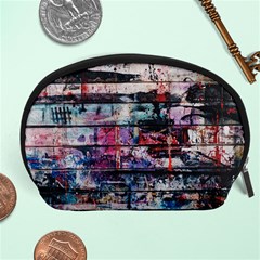 Splattered Paint On Wall Accessory Pouch (large) by artworkshop