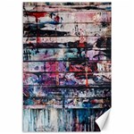 Splattered Paint On Wall Canvas 12  x 18  11.88 x17.36  Canvas - 1